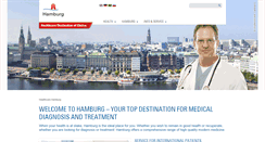 Desktop Screenshot of healthcare-hamburg.com